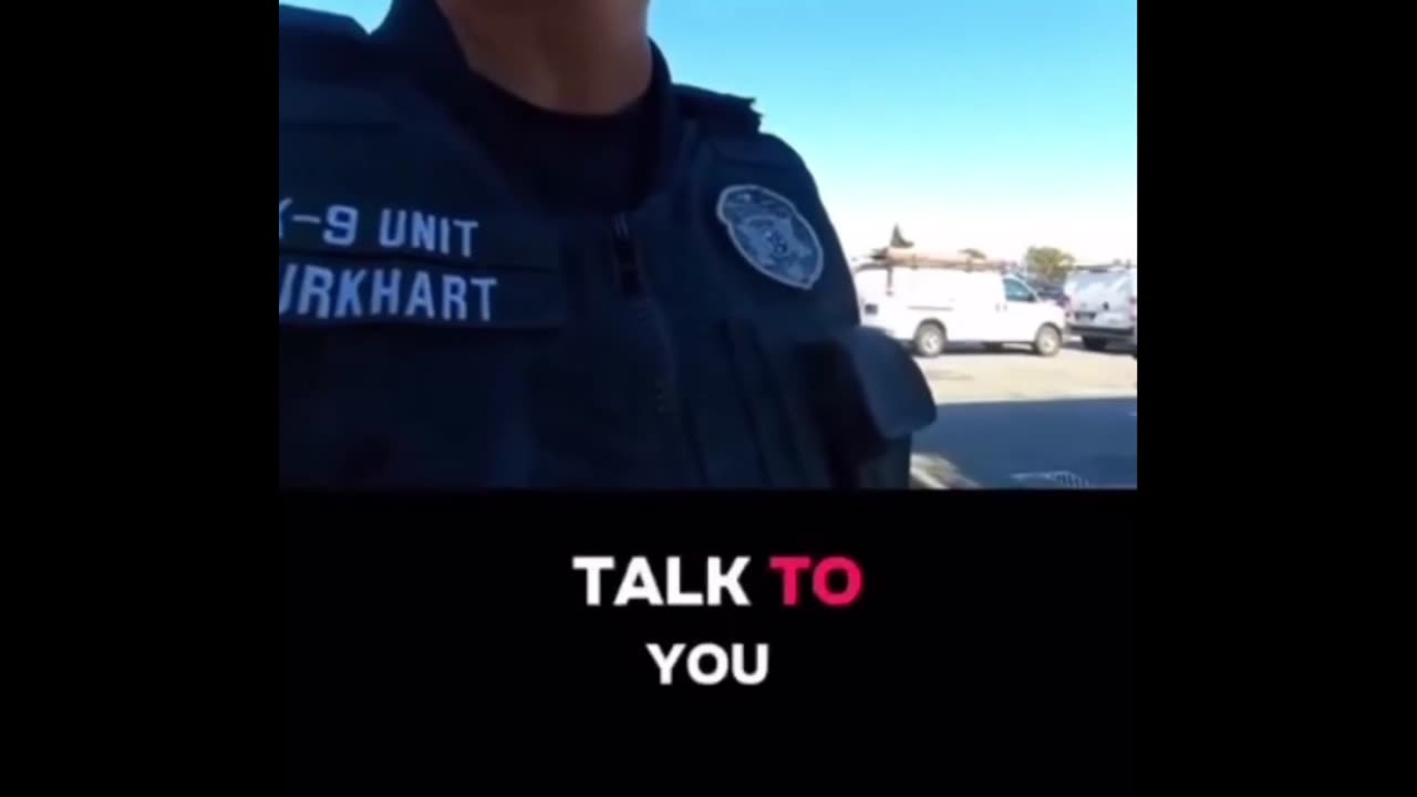 Trooper tried to act tough and learned quick (Poster's title) Not sure of this