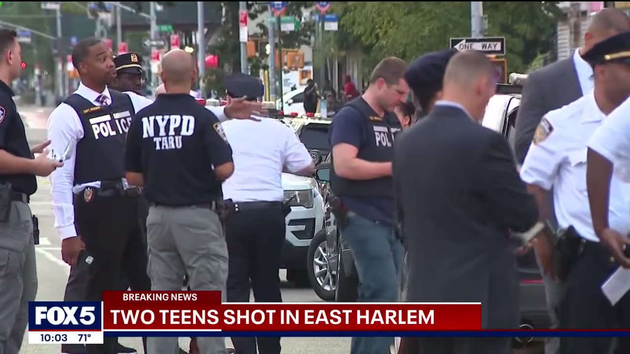 Fox 5 NY: 2 Teens Left Injured Following East Harlem Shooting