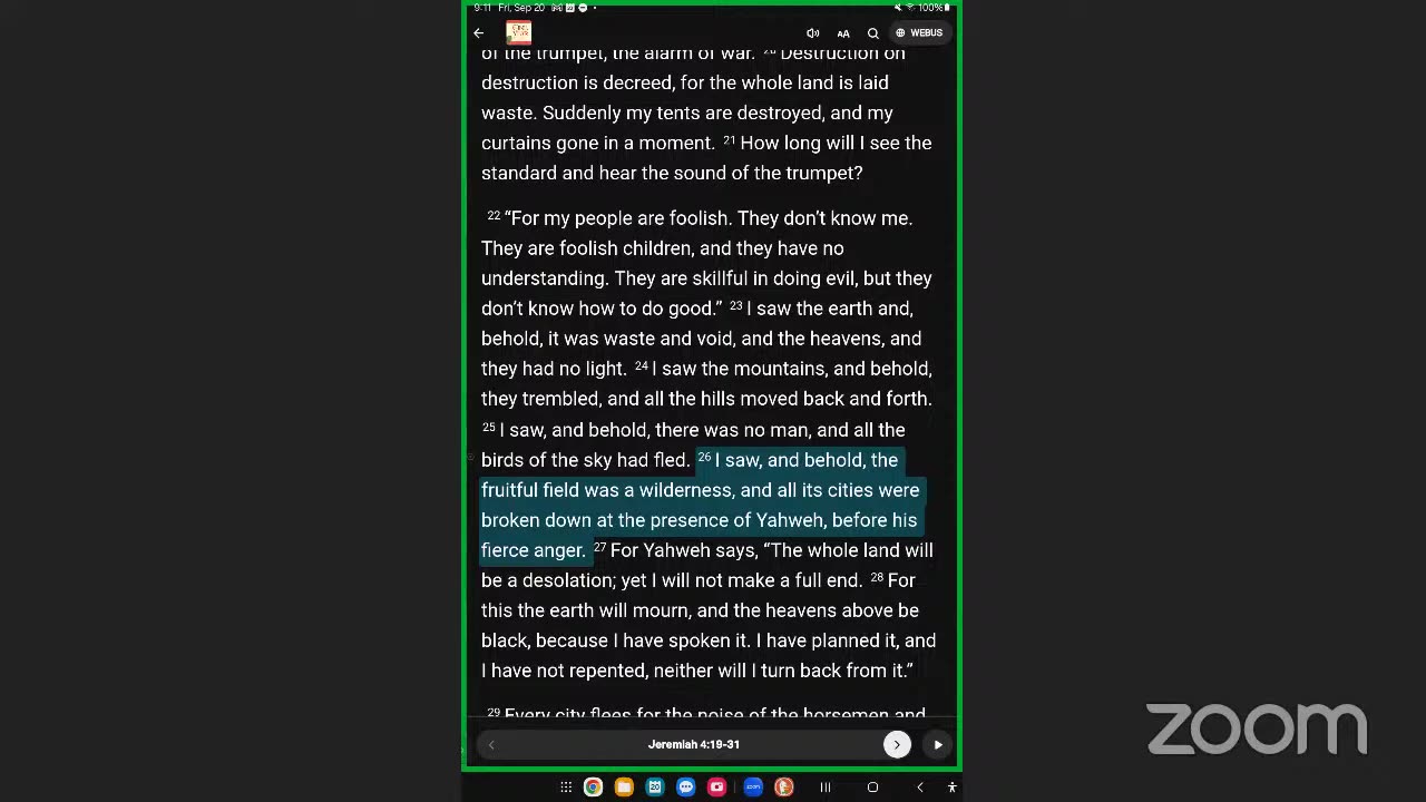 Oct 5th, Day 278 - RERUN FROM 2024 - Reading The One Year Bible Together