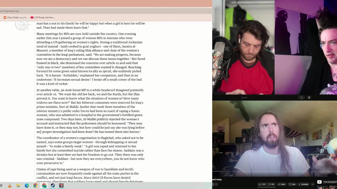 Idubbbz cries Charlie Kirk Dies