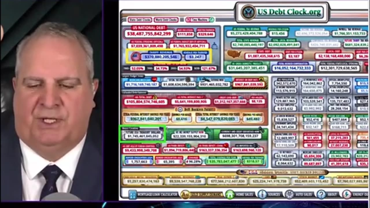 Will Barney - debt clock, green backs, silver certs and other things ..