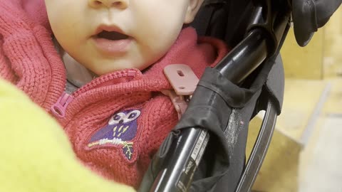 Baby Kayla Making Fart Sounds Again — Super Focused 🤣