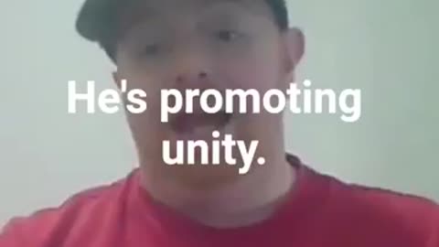 This is about unity.