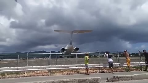 Insane jet blast