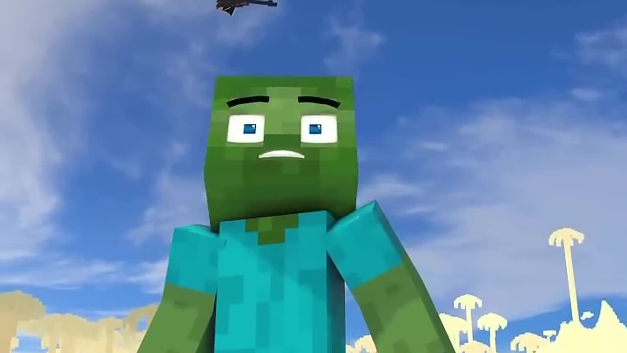 Zombie Becomes #shortvideo #animation