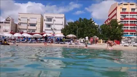 Great Bay Beach, Sint Maarten on Cruise Ship Day
