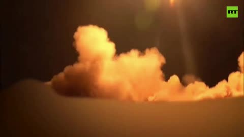 DEAFENING roar as Iranian ballistic missiles blast off