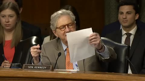 Sen. John Kennedy: "You're getting rid of $5.5 million to lesbian, gay biseuxal transgender queer"