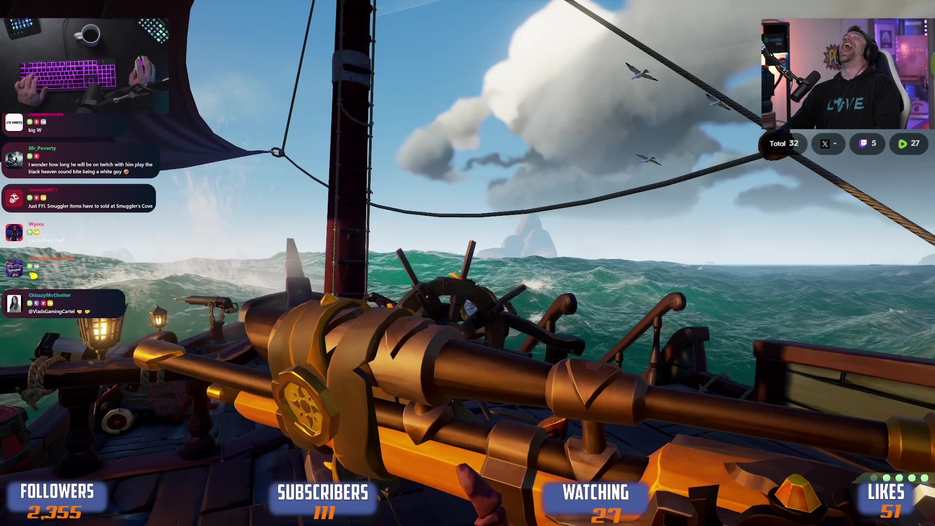 🟢 Sea of Thieves - Gaming on Rumble | The 3 Rumskateers