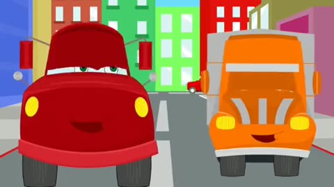 Traffic Lights Song for Kids | Red Light, Green Light Rhyme @farinaz12