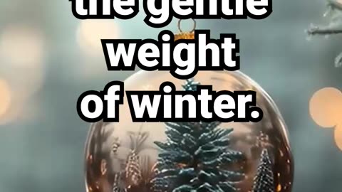 Time pauses under the gentle weight of winter #christmasmusic #holidaydecor #sleepsounds