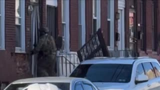 Massive Raids happening throughout the Kensington Drug Market in Philadelphia