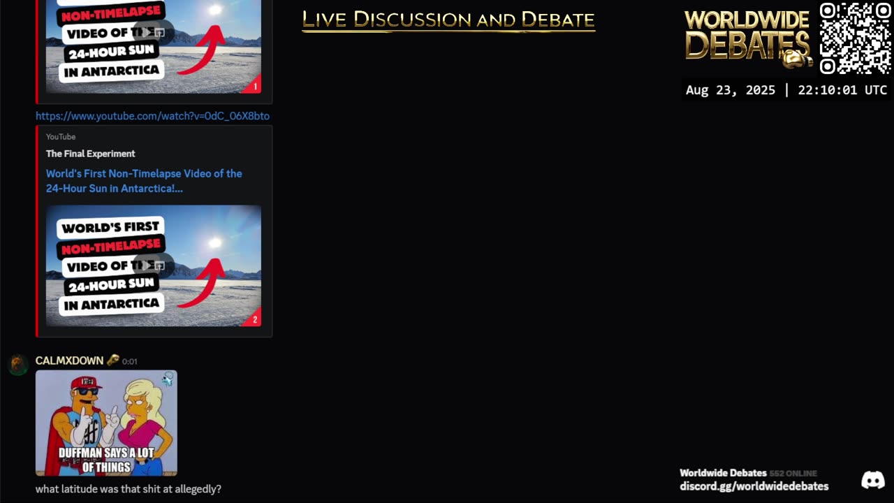 0031 - Worldwide Debates LIVE - YouTube/Rumble/Twitch/Kick