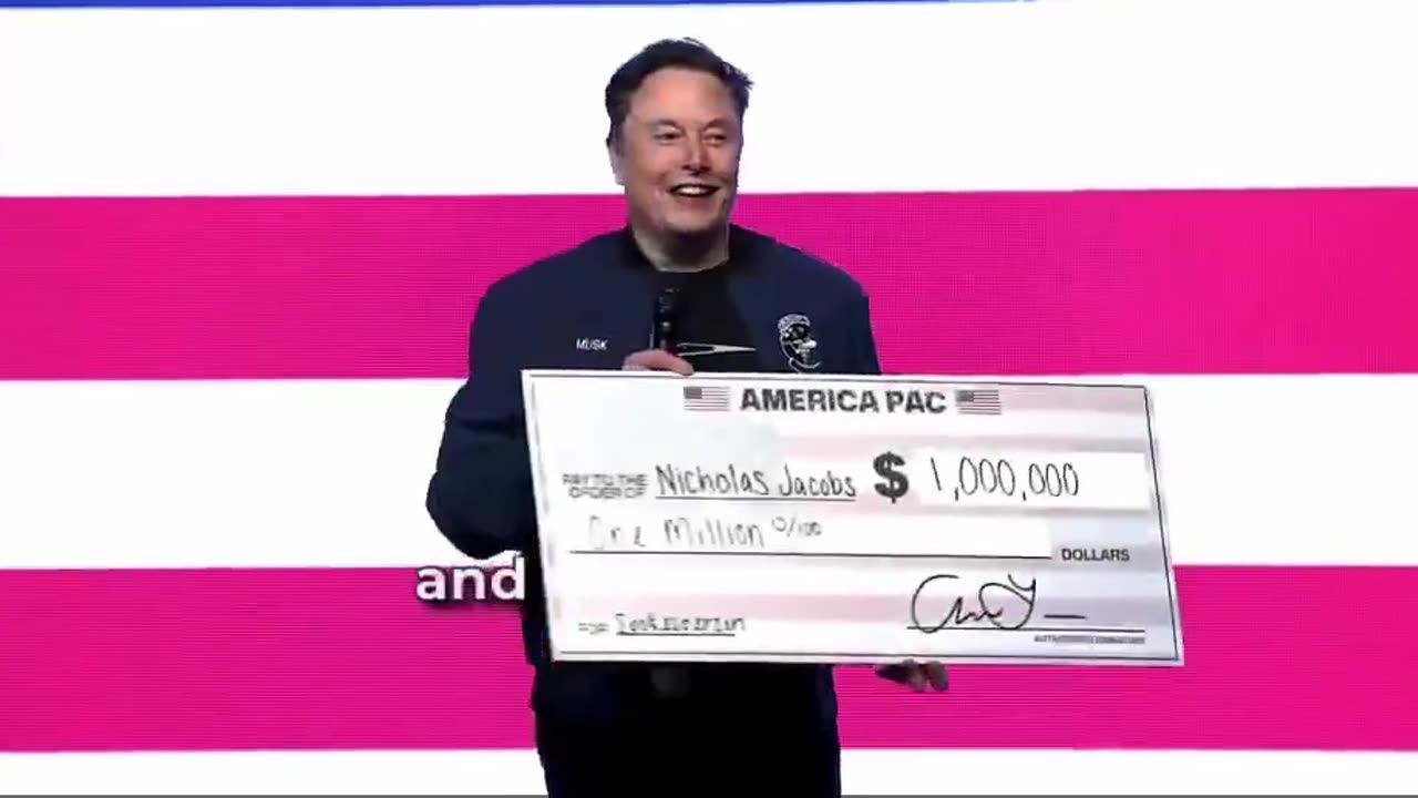 Nick Sortor - 🚨 Elon Musk just handed out TWO $1 million checks in Wisconsin, and r...