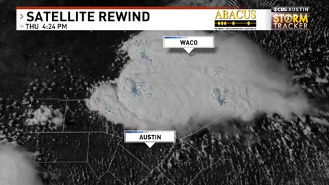 Explosive supercell development over Central Texas very early , July 4th