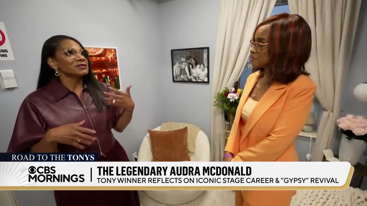 CBS This Morning's Gayle King Presents Audra McDonald reflects on playing Mama Rose in Gypsy