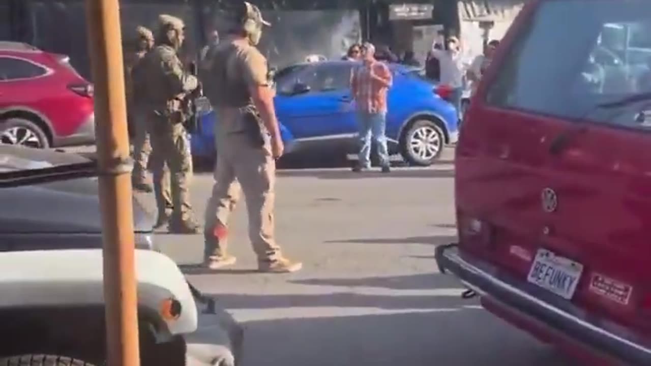 New dramatic videos show the aftermath of an ICE raid in San Diego, where