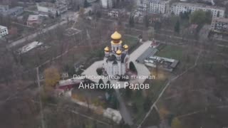 The Beautiful Saint Michael's Church in Pokrovsk Remains Intact and Preserved