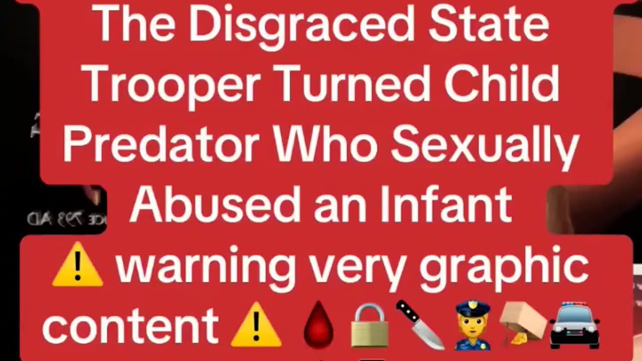 TO PROTECT AND SERVE - VOL. 229: STATE TROOPER JEREMY PLONSKI IS A PEDOPHILE