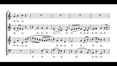 Alleluia (a 4)