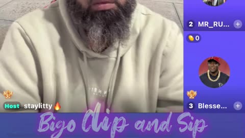 Litty leaves TomiKay's live n talks to Bumblebee about daughter 4/16/25 #bigoclipandsip