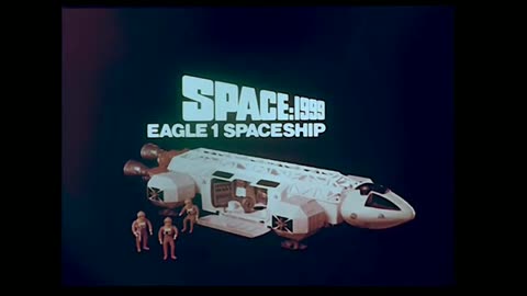 Space 1999 Eagle 1 Spaceship from Mattel TV Commercial from 1976