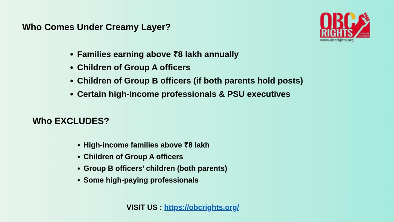 Creamy Layer Concept in OBC Reservation: Rules, Changes & Controversies