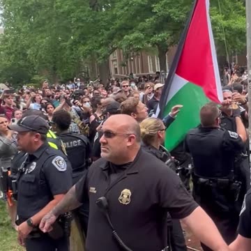 The News & Observer - Watch_ Flag fight on UNC-Chapel Hill's campus #shorts