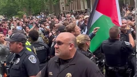 The News & Observer - Watch_ Flag fight on UNC-Chapel Hill's campus #shorts