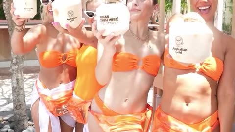 Miami Swim Week is a mood, and this year’s kick-off with @australiangold