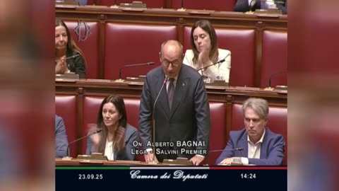 🔴 On. Alberto Bagnai sulla richiesta d'informativa urgente sugli scontri di ieri ai cortei per Gaza. 
