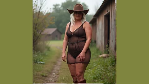 Hot Older Woman on the Farm