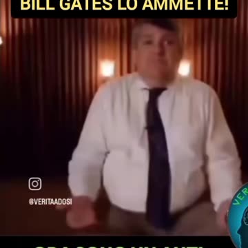 Video Breve Bill Gates dice che i vaccini servono per ridurre la popolazione