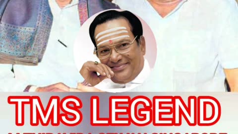 ONE SUN ONE TMS LEGEND M.THIRAVIDA SELVAN SINGAPORE TMS FANS 2025