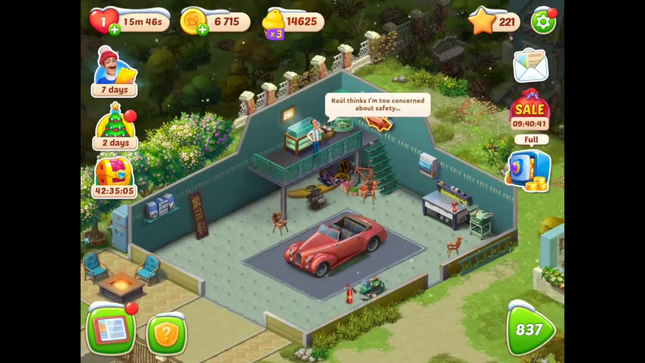 🏡Let’s Play Homescapes: Levels 828–836 ❄️Garage Renovations 🚗