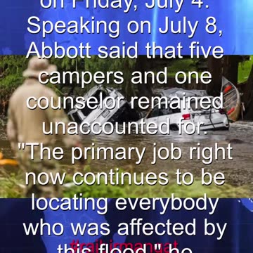 Over 160 People Still Missing After Texas Floods