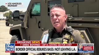 Border Sector Chief's 6-Word Response For LA Mayor Karen Bass (VIDEO)