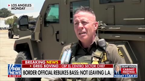 Border Sector Chief's 6-Word Response For LA Mayor Karen Bass (VIDEO)