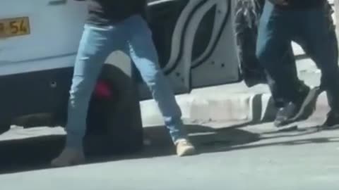 Undercover Israeli forces arrested a young man from inside his vehicle