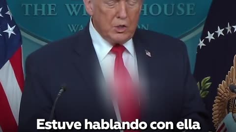 Trump sobre Machado: "Tal vez podamos involucrarla de alguna manera"
