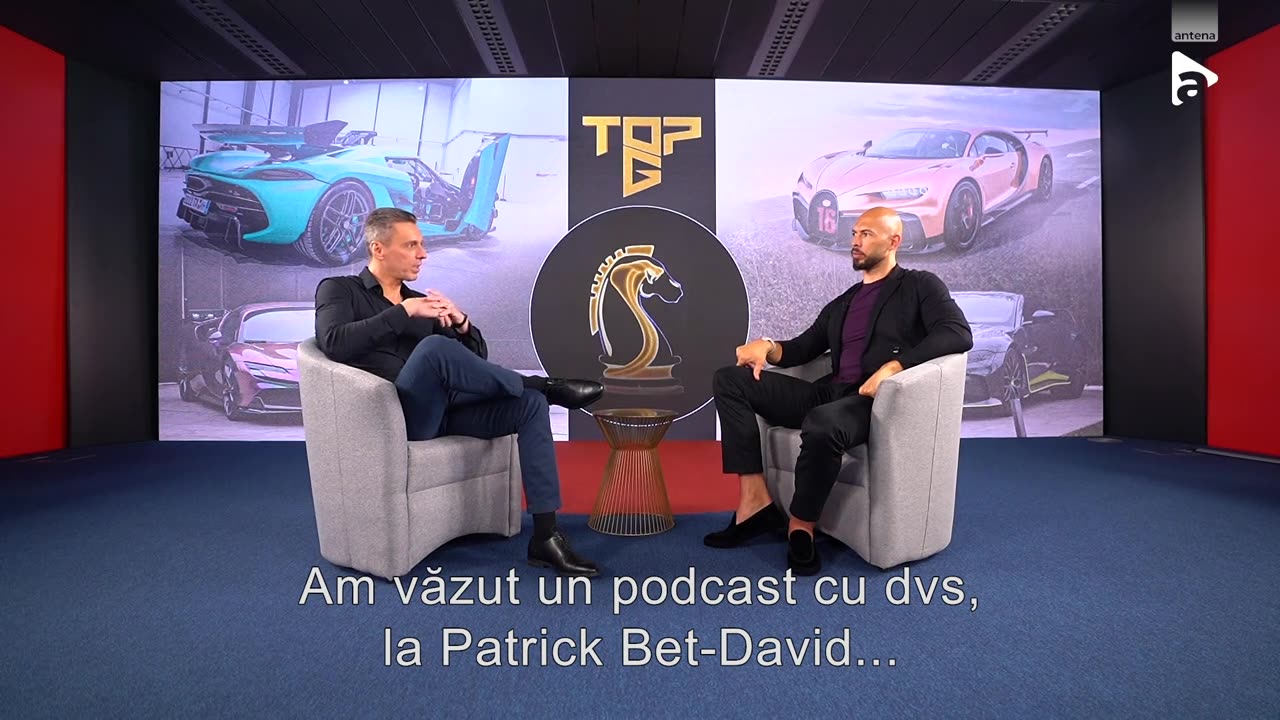 Andrew Tate and Mircea Badea (March 2025)