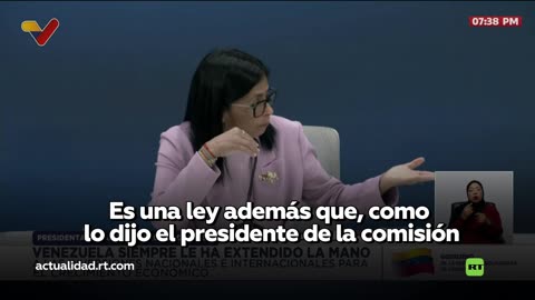 Delcy Rodríguez: "Al día de hoy, Venezuela registra su mayor pico de reservas" de petróleo