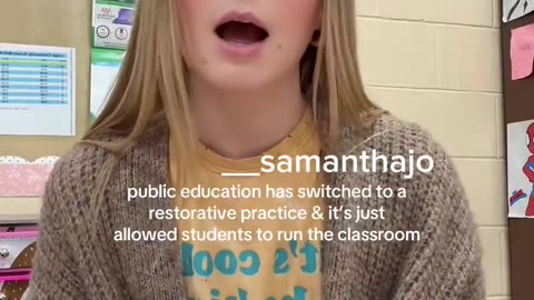 American public education teacher says students are no longer taught in the classroom