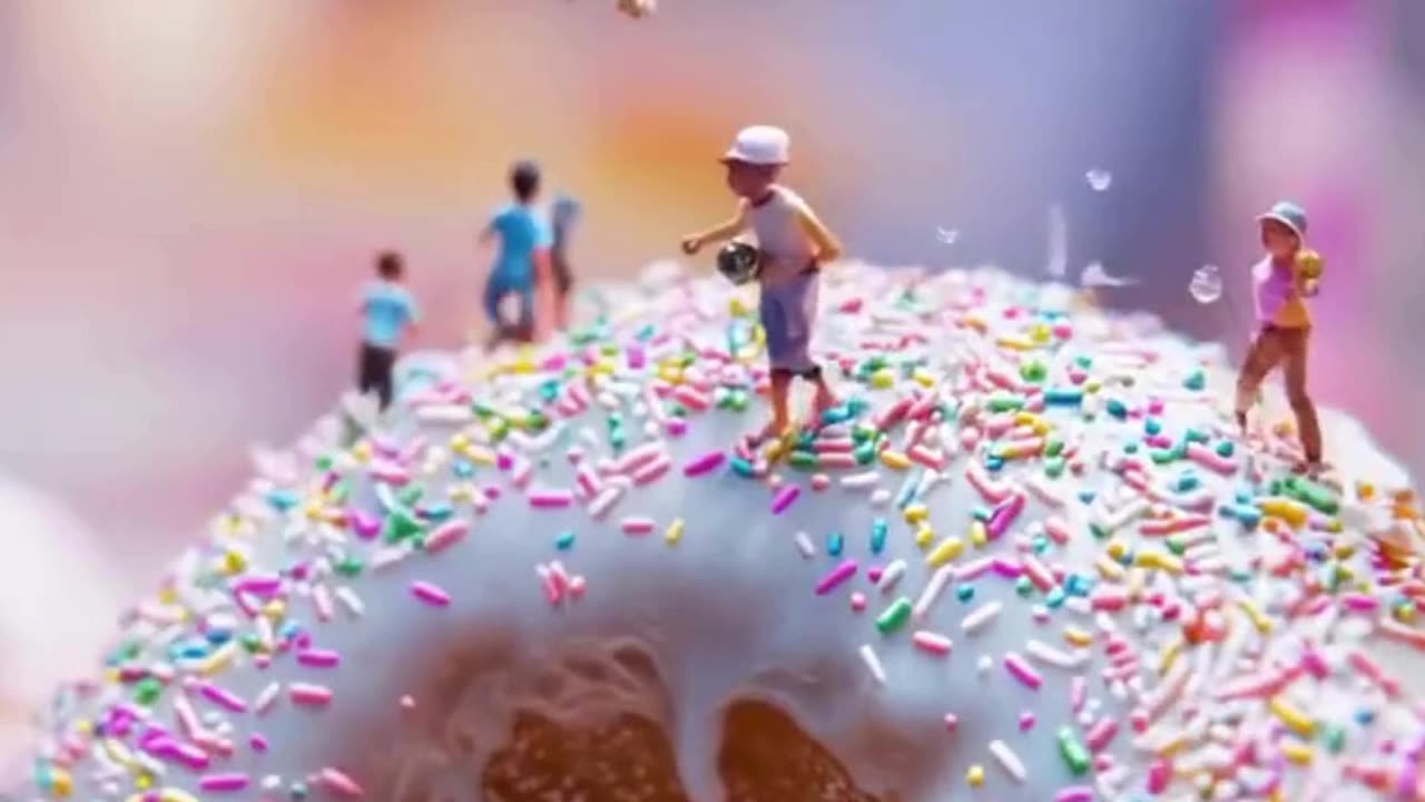 Tiny People in a Food Kingdom