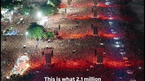 LADY GAGA'S CONCERT IN BRAZIL HAD 2.5 MILLION PEOPLE PRESENT