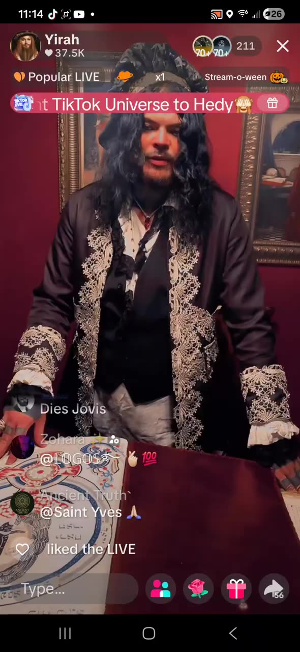 Yirah Ha'Ari 👑 LIVE on TikTok last night 10/23/25