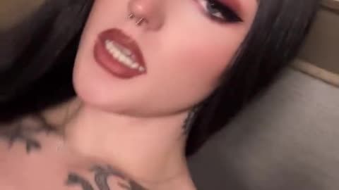 She is good smiling to you