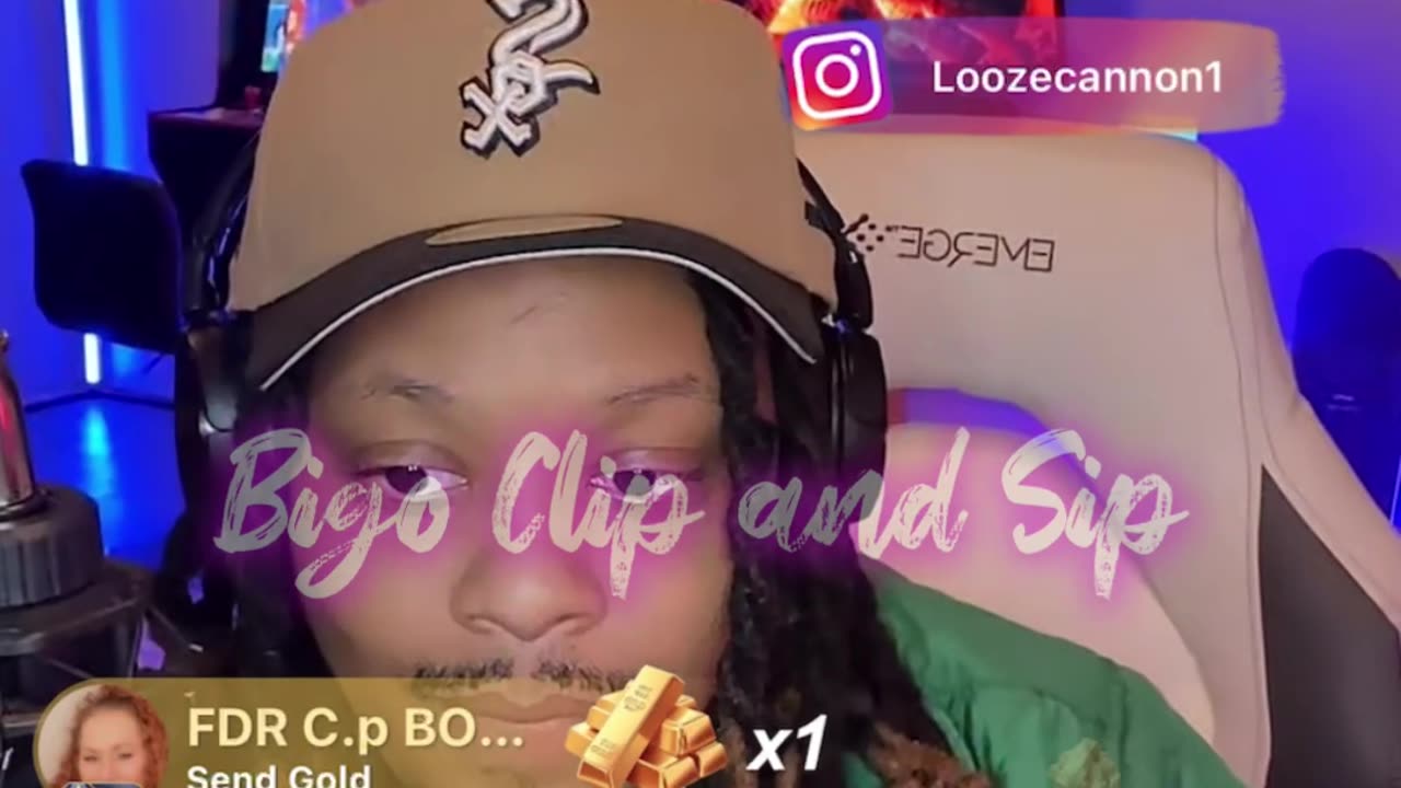 LoozeCannon dances for Moet after she threw 28k beans on him 6/19/25 #bigoclipandsip