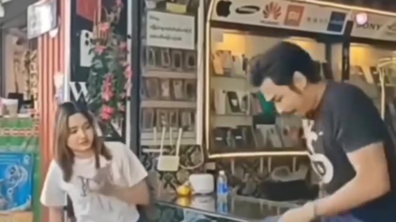 Bro scared the girl