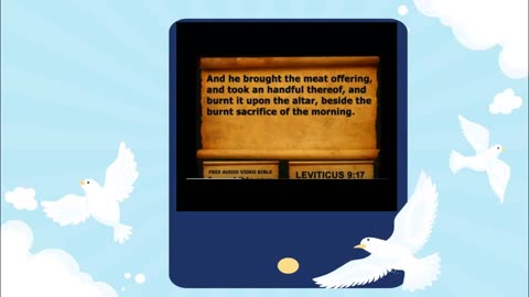 Audio Bible with KJV text Leviticus Chapter 9
